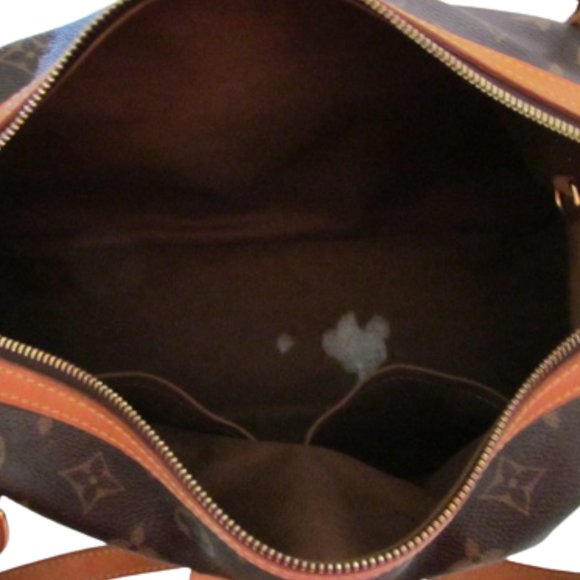 LOUIS VUITTON STRESA MONOGRAM + VACHETTA LEATHER DISCONTINUED LV HANDBAG - Picture 14 of 15